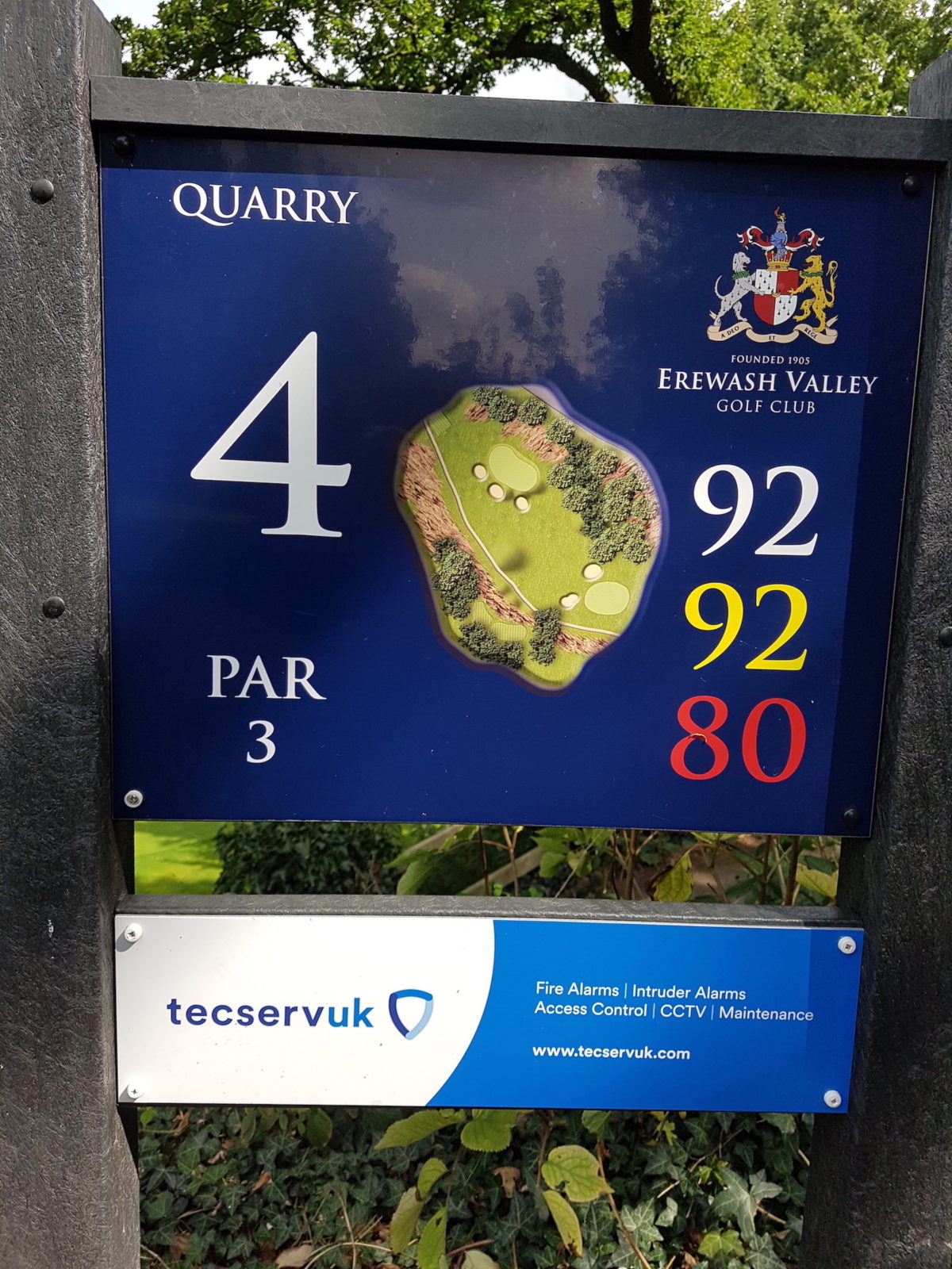 Tecserv UK Sponsorship Erewash Valley Golf Club