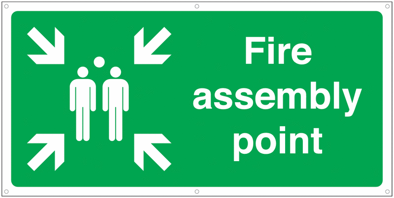 Office Fire Safety Tips - Fire Assembly point sign
