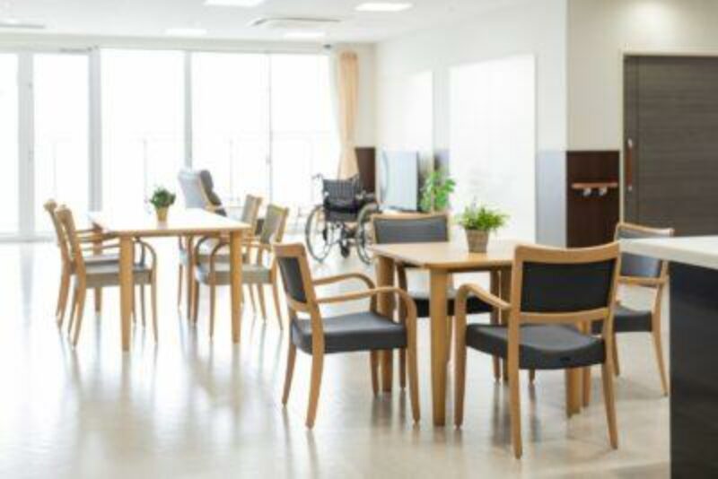 Care home tables and chairs