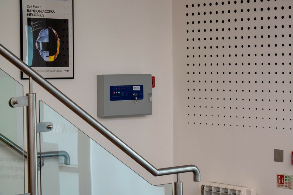 Case study explaining how Tecserv UK maintain the fire and security systems in the offices of Purpose Media.